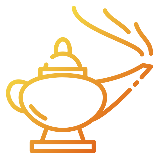Magic lamp icon