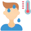 High temperature icône 64x64