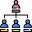 Organization chart Symbol 64x64