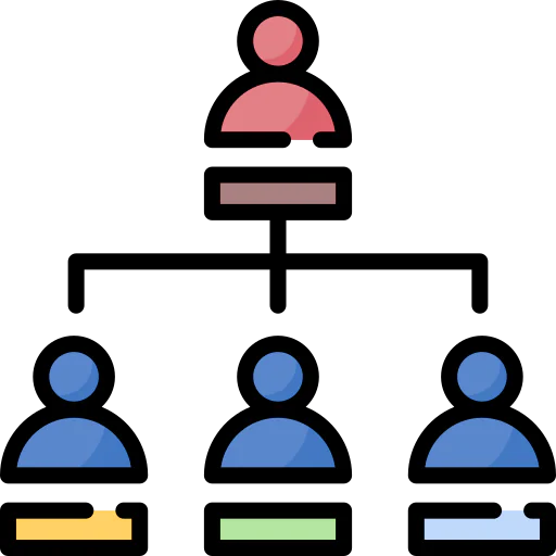Organization chart icon