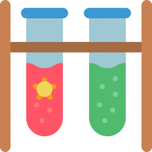 Test tubes icon