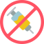 No vaccines icon 64x64