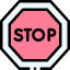 Stop sign icon 64x64