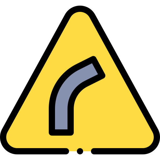 Right bend icon