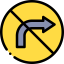 No turn right Ikona 64x64