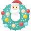 Christmas wreath icon 64x64
