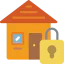 Locked house ícone 64x64