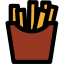 French fries icon 64x64