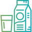 Milk bottle icon 64x64