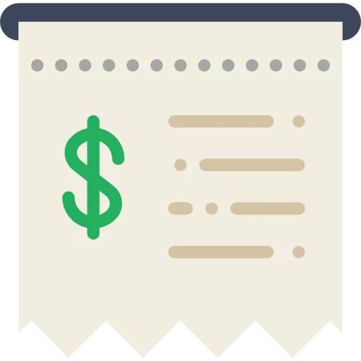 Receipt icon