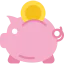 Piggy bank icon 64x64