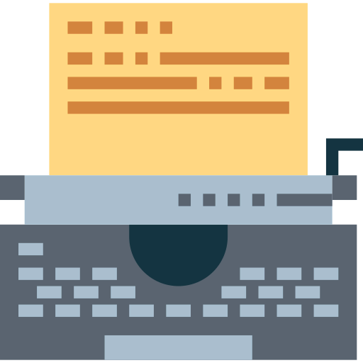 Typewriter icon