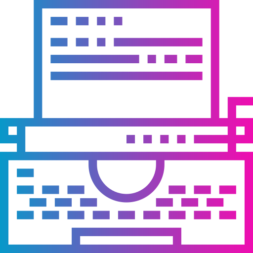Typewriter icon