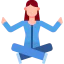 Lotus position icon 64x64