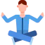 Lotus position icon 64x64