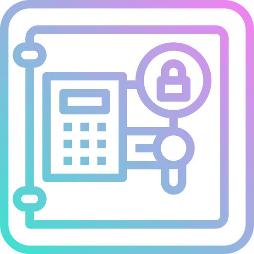 Safe box icon