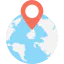 Planet earth icon 64x64