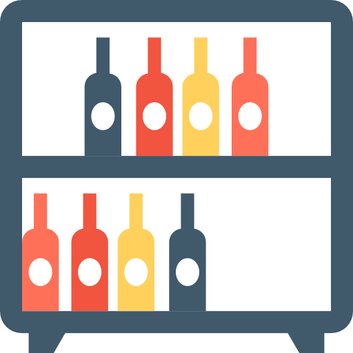 Bottle rack icon