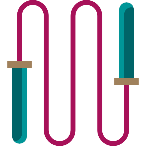Jumping rope icon