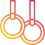 Gymnastic rings icon 64x64