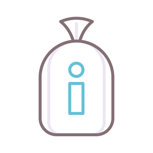 Plastic bag icon