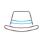 Fedora hat Symbol 64x64