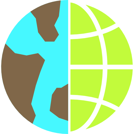 Globe grid icon