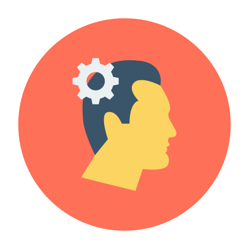 Creative mind icon