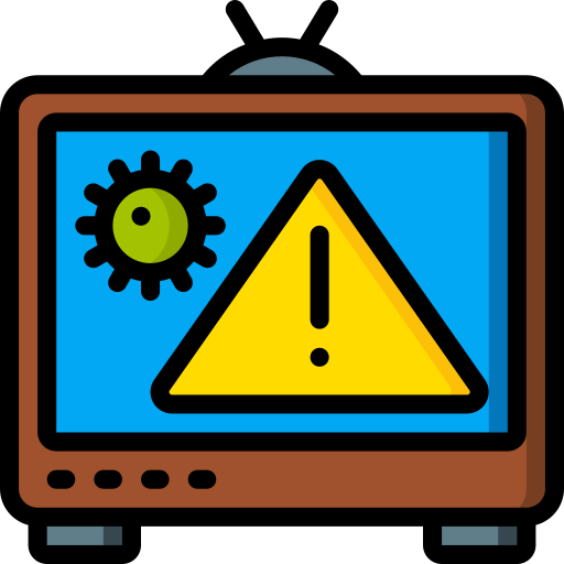 Virus warning icon
