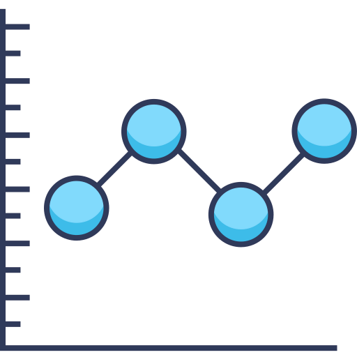 Line chart icon