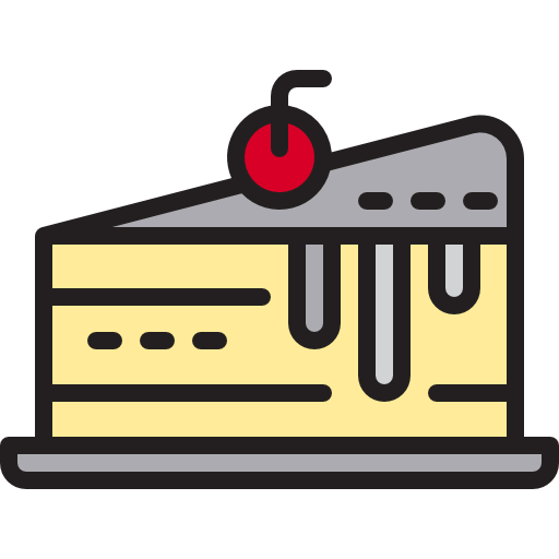 Cake slice icon