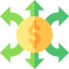 Money flow icon 64x64