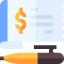 Bank check icon 64x64