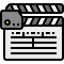Clapperboard icon 64x64