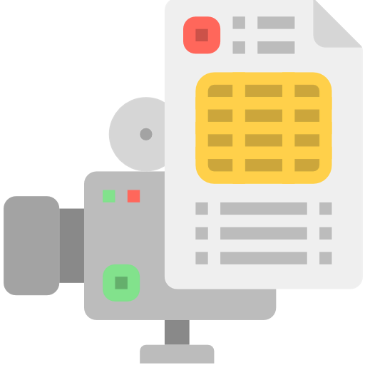 Shooting script icon