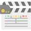 Clapperboard icon 64x64