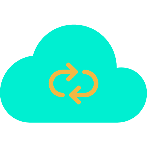 Cloud computing ícono