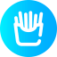 French fries icon 64x64