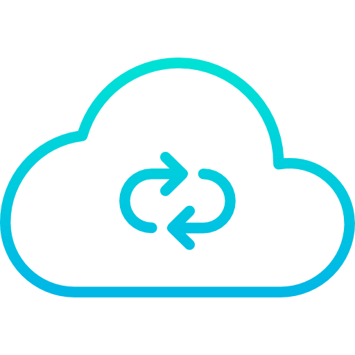 Cloud computing icon