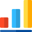 Bar chart icon 64x64