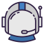 Astronaut helmet icon 64x64