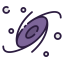 Black hole icon 64x64