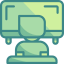 Watching tv Ikona 64x64