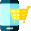 Shopping online icon 64x64