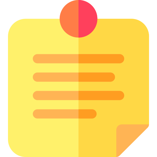 Sticky note icon