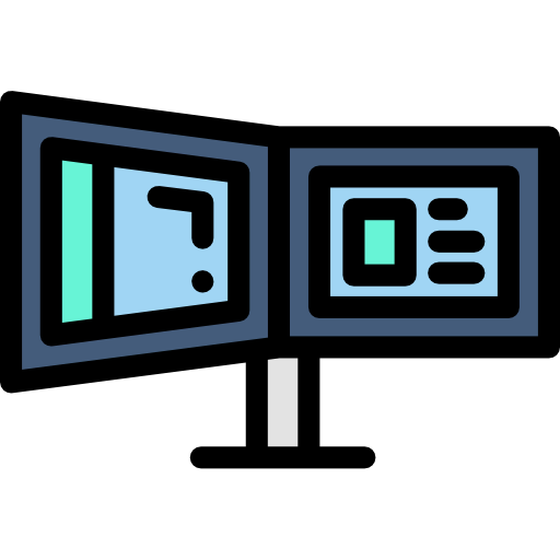 Double screen icon