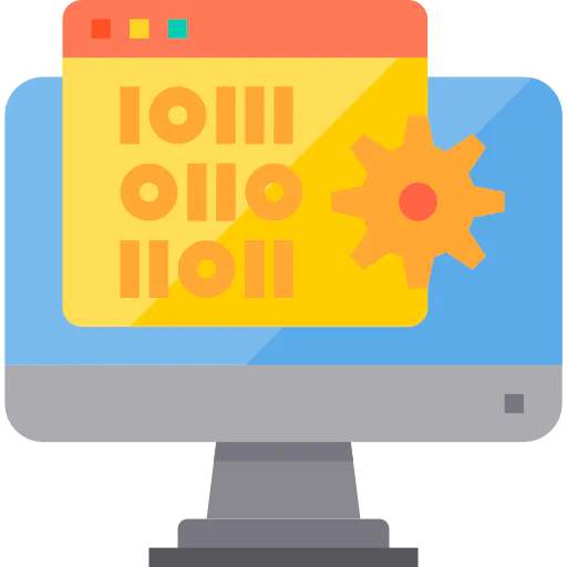 Binary code ícono