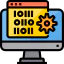 Binary code icon 64x64