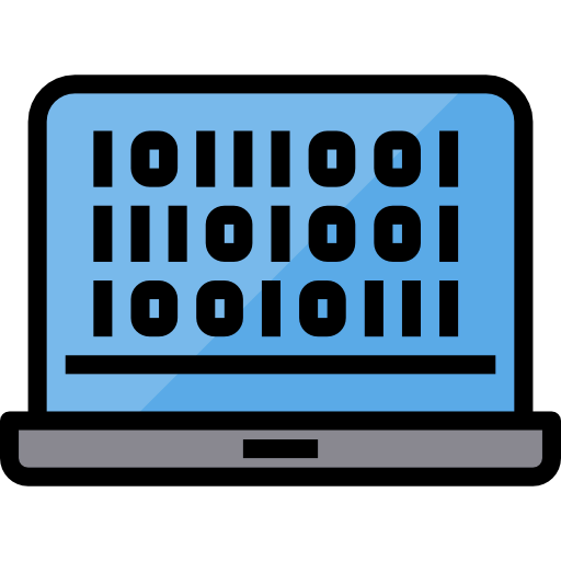 Binary code icône