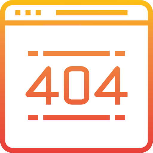 Error 404 icon